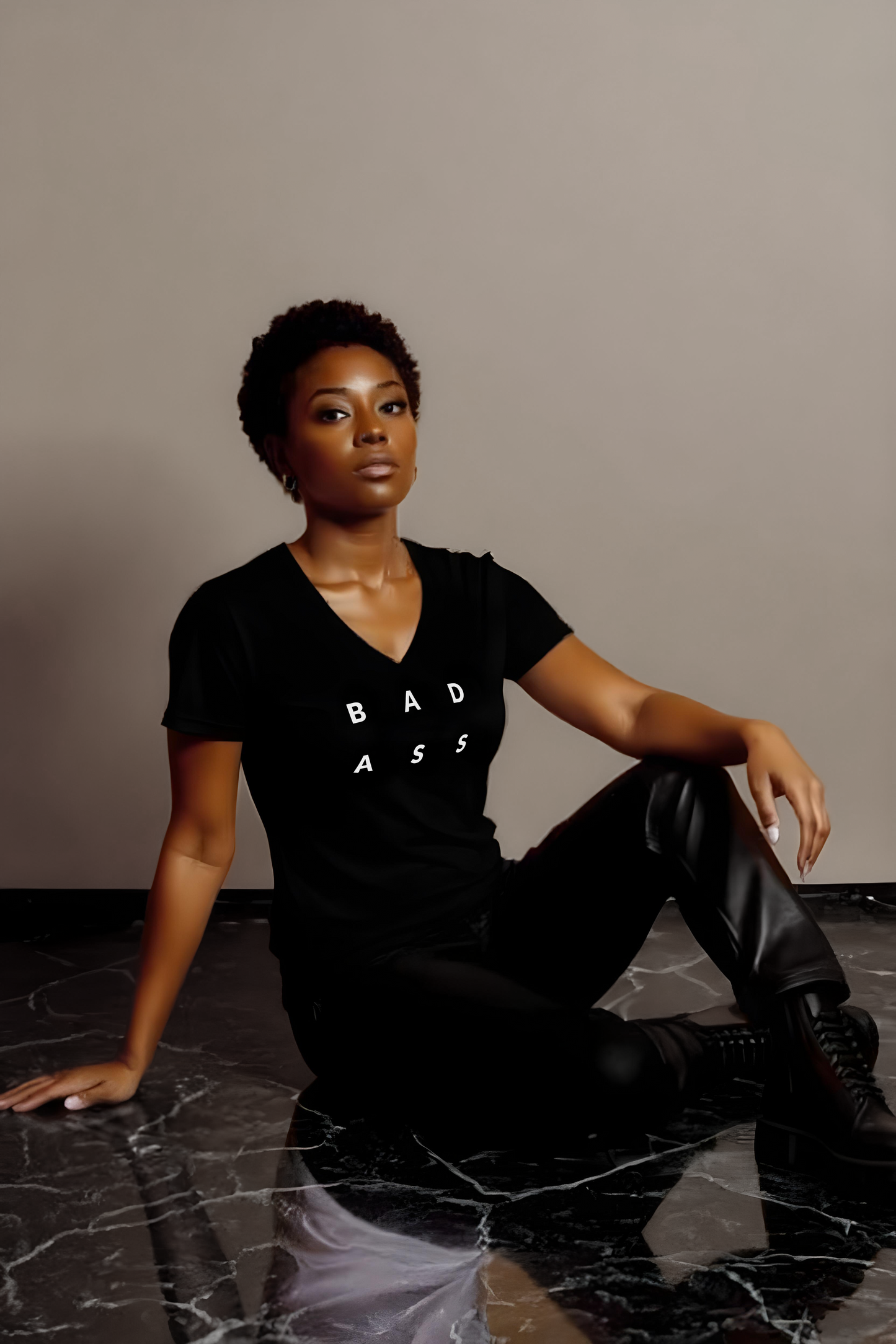 The Elite Badass V-Neck Tee