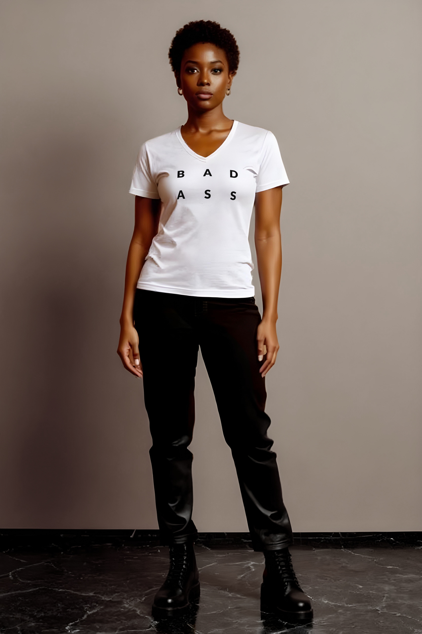 The Elite Badass V-Neck Tee