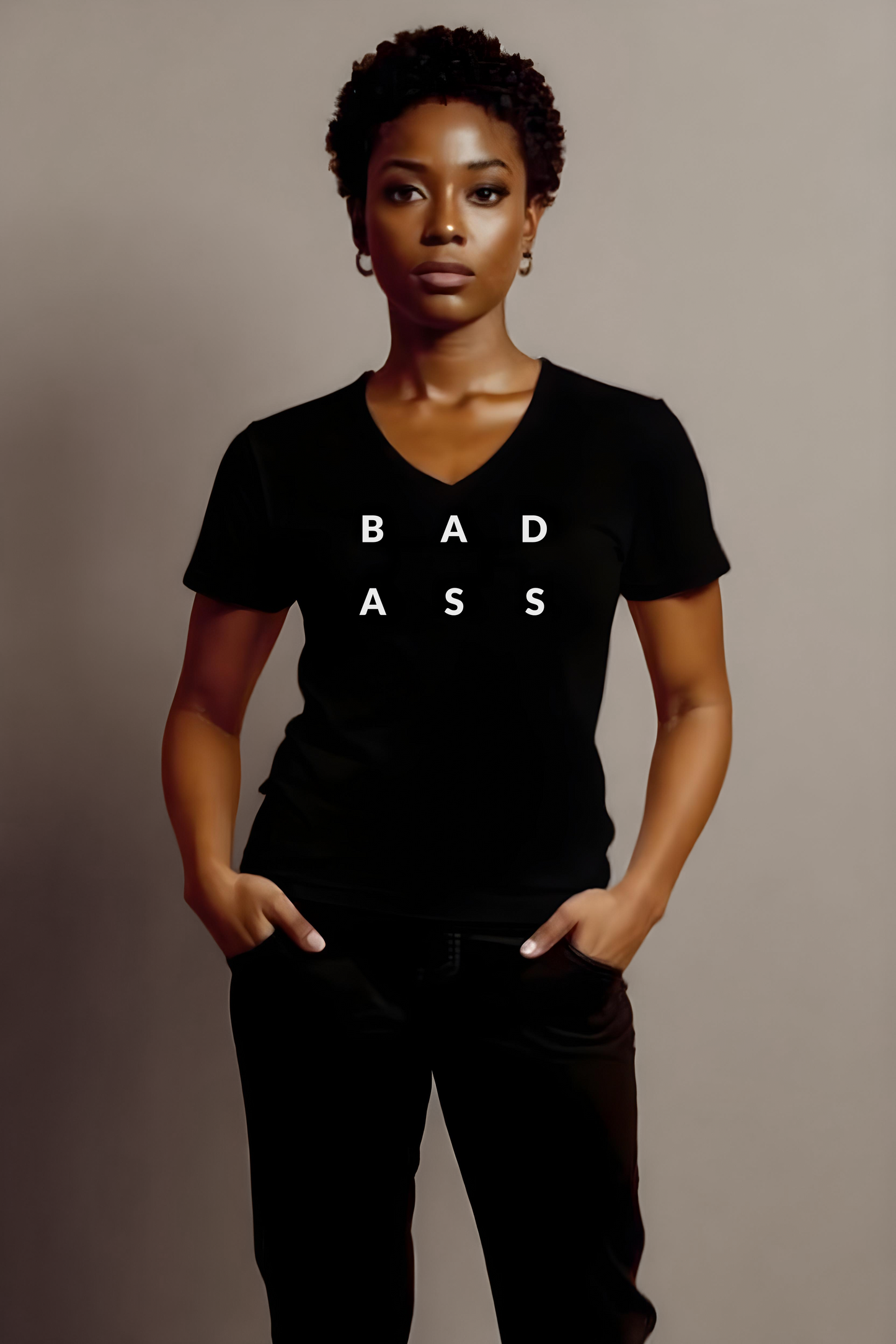 The Elite Badass V-Neck Tee