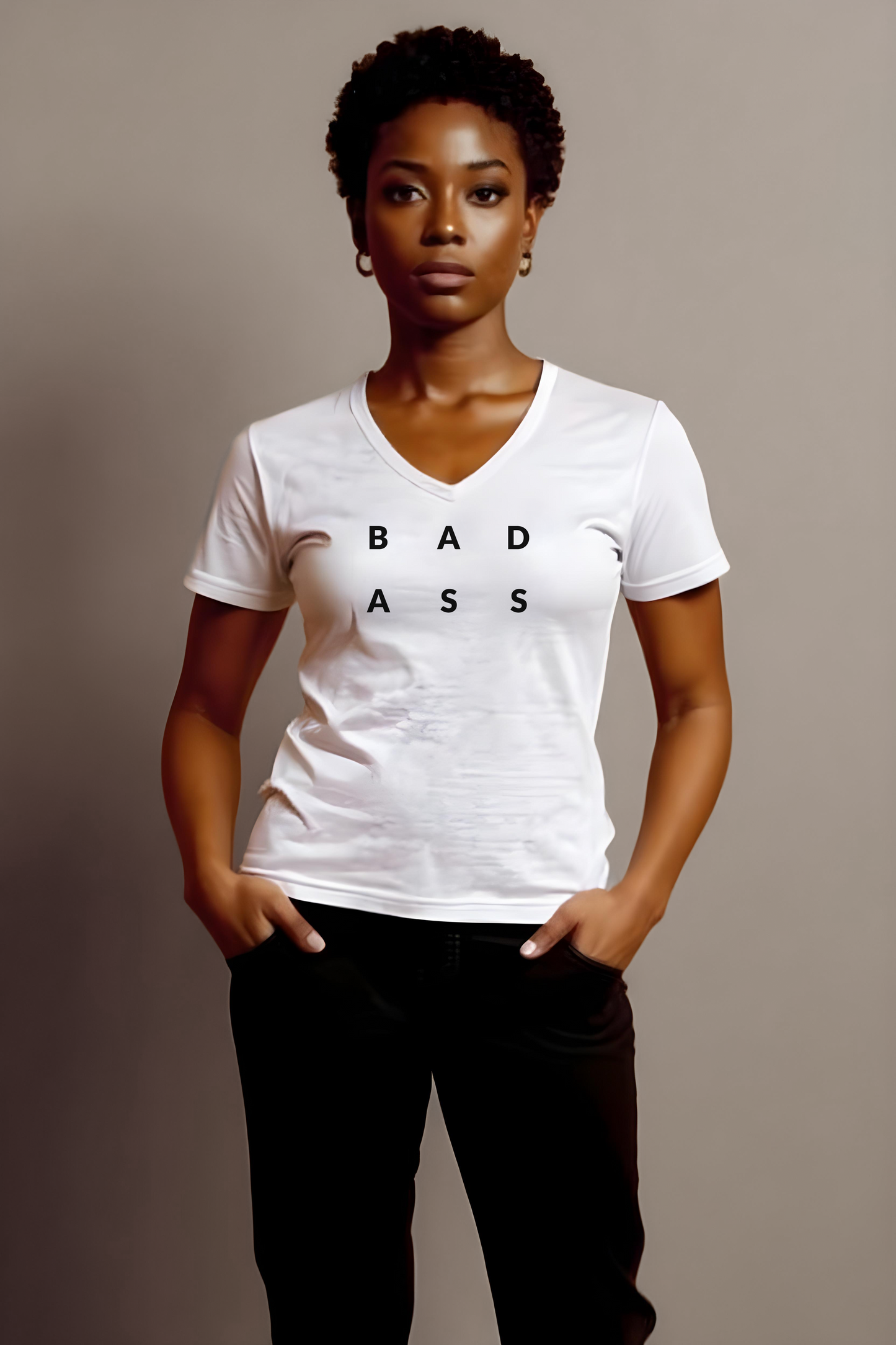 The Elite Badass V-Neck Tee