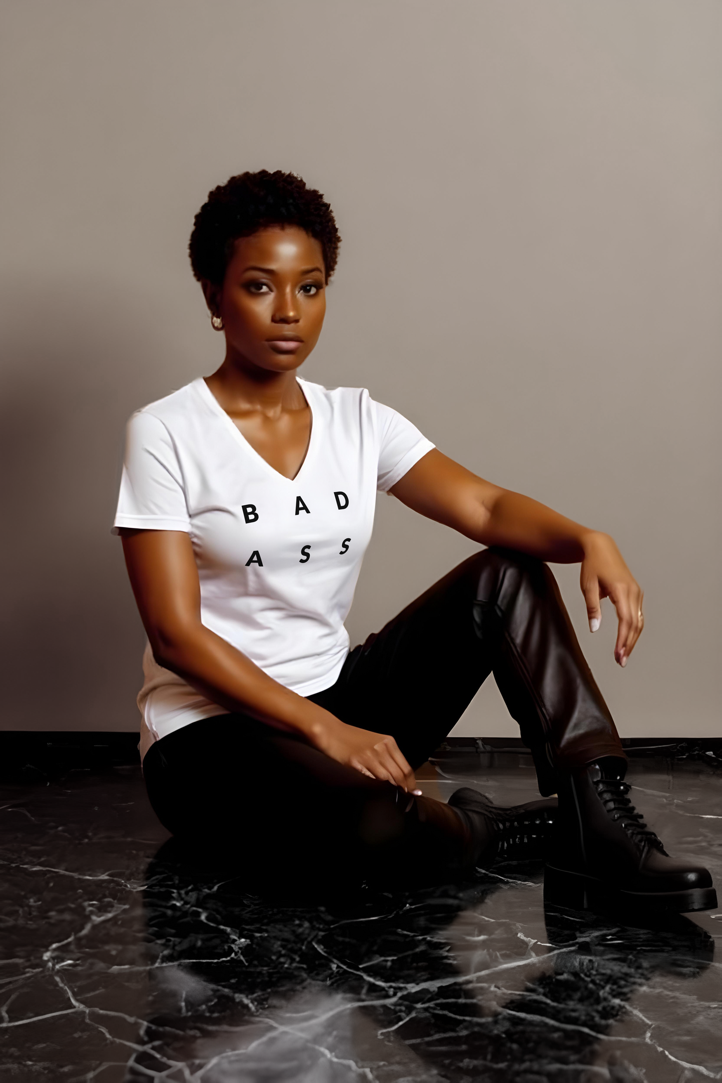 The Elite Badass V-Neck Tee